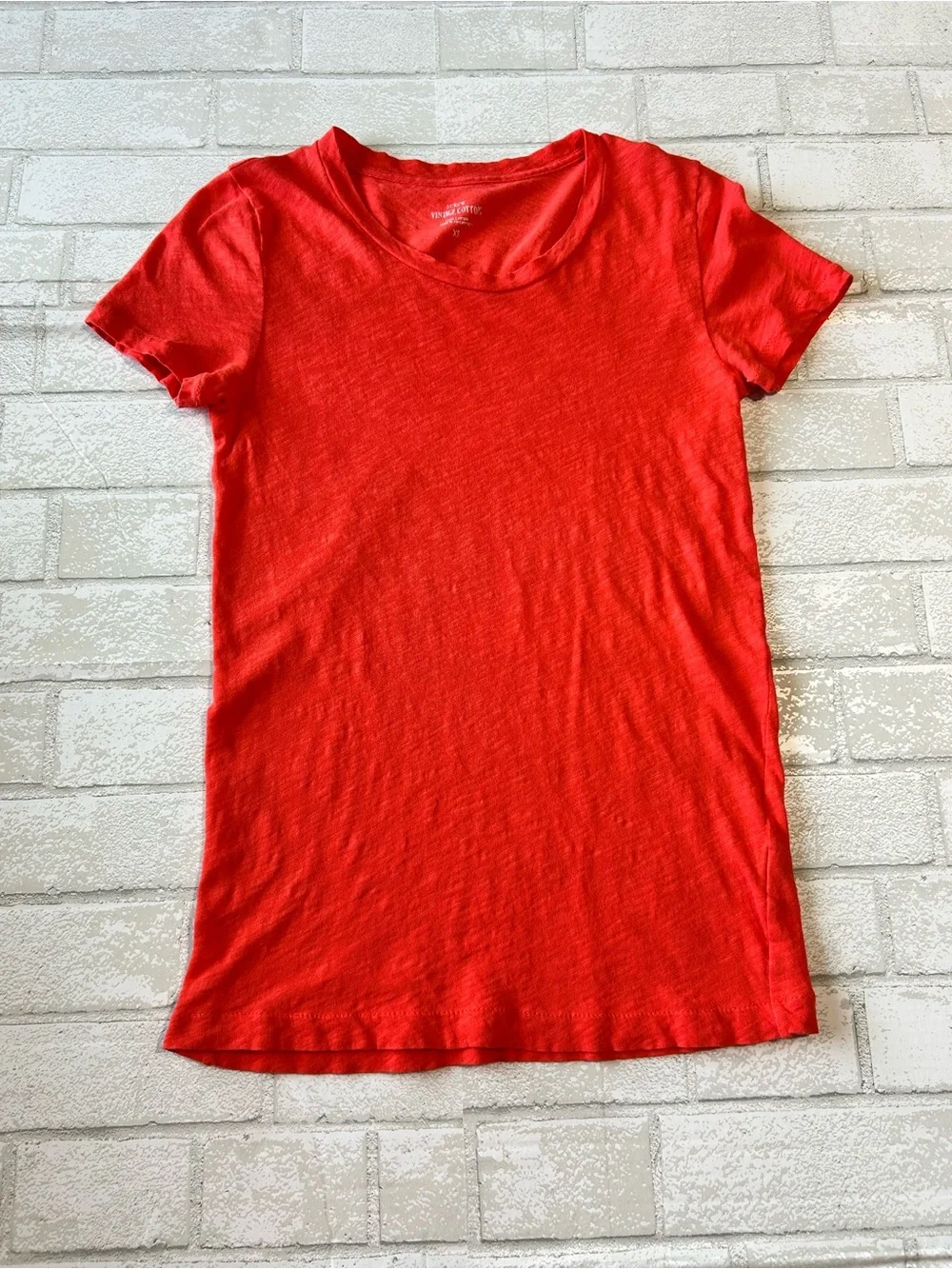 J. Crew Vintage Cotton Short-Sleeve Crew Neck Tee